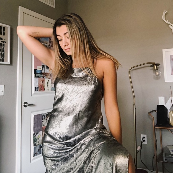 Zara Dresses & Skirts - Zara silver gown